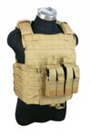 Molle M16 Double Mag With 9mm 4-Mag Pouch With Hard Insert